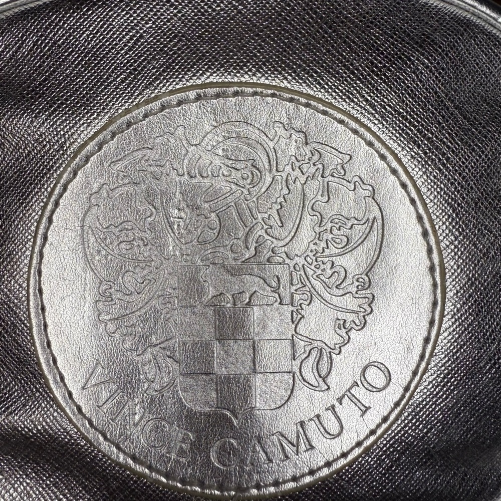 Vince Camuto Silver Cosmetic Bag